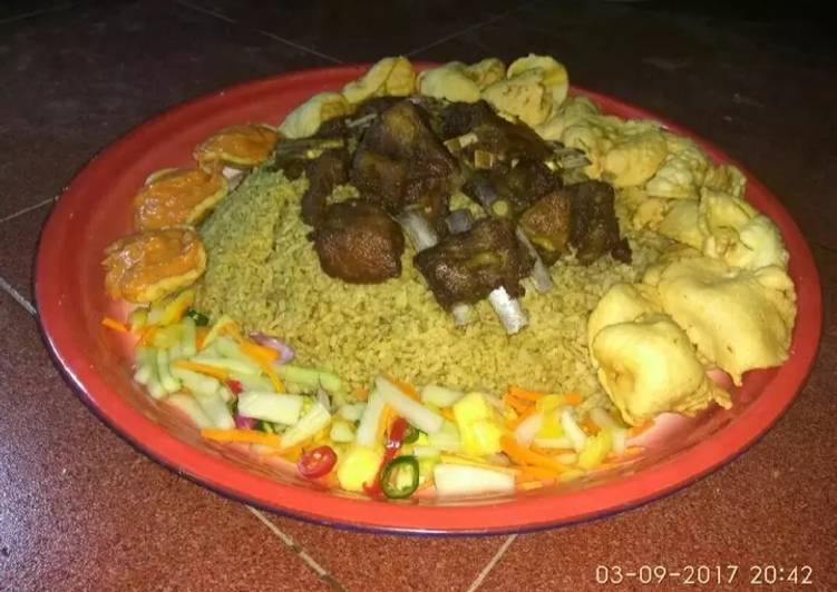 Cara Membuat Nasi Kebuli Ala Mengkele's Kitchen rumahan