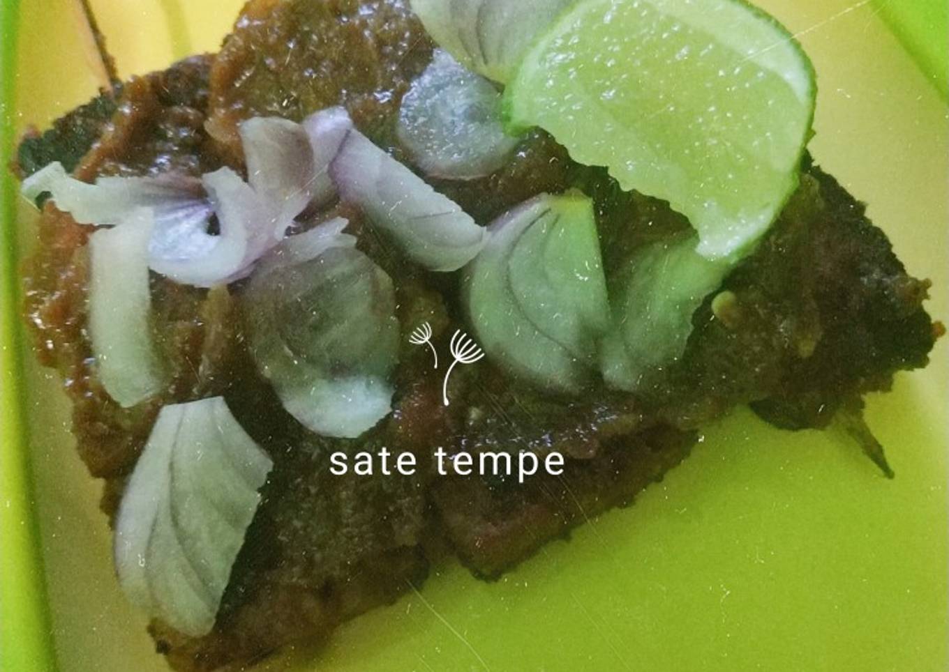 Sate tempe sederhana