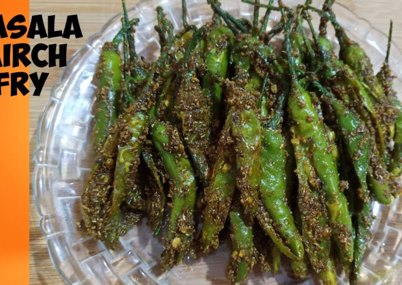 Recipe for quick masala with green pepper