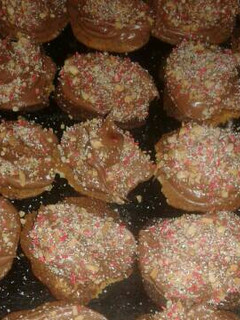 Una foto de Galletas con mousse de chocolate