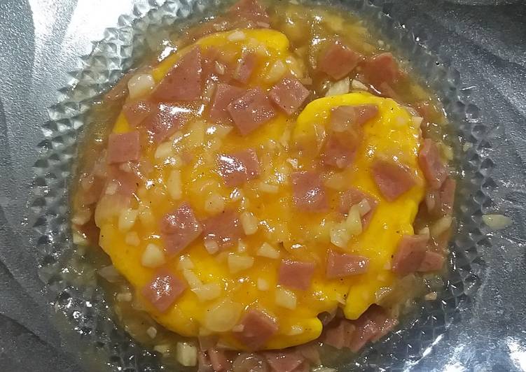 430. Kuning telur saus tiram