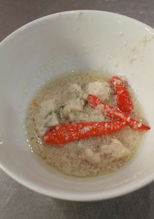 Foto resep Tom ka gai ayam santan thailand
