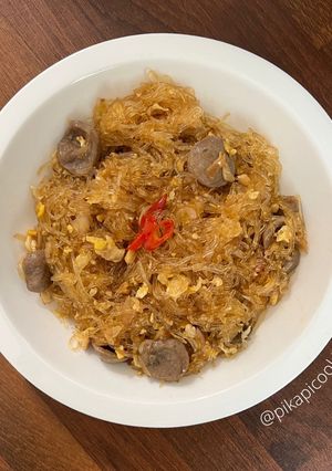 Foto resep Soun Goreng Telur Bakso