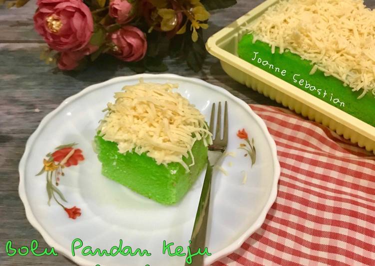 Resep Bolu Pandan Keju Putih Telor, Bikin Ngiler