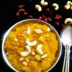 सूजी गोल्डन हलवा (Suji Golden halwa recipe in hindi)-レシピのメイン写真