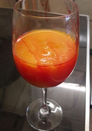 A picture of Mango juice #authors marathon.