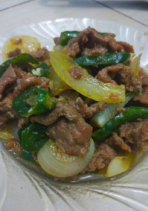 Foto resep Tumis daging cabe ijo