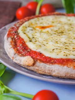 Una foto de Pizza de provolone