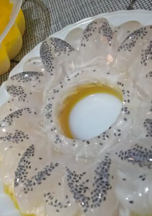 Foto resep Puding Kelapa Jeruk 🍊