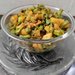 A picture of Aloo barbati ki sabji.