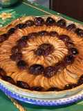 Large Plum and Apple Tart with Almond Shortcrust Pastry