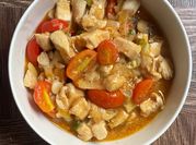 Gambar ayam fillet tomat cherry