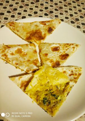 A picture of Roasted Radish Parantha.