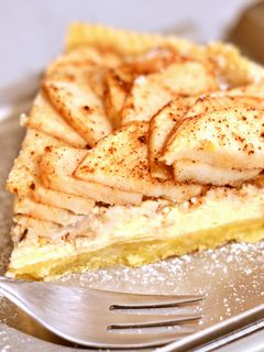 Almás-mascarponés-diós pite recept fotója