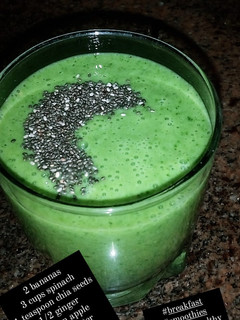 A picture of Creamy Green smoothie.