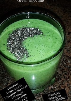 A picture of Creamy Green smoothie.