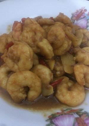 Foto resep Udang pedas manis