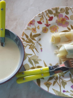 Une photo de Poireaux à la sauce moutarde