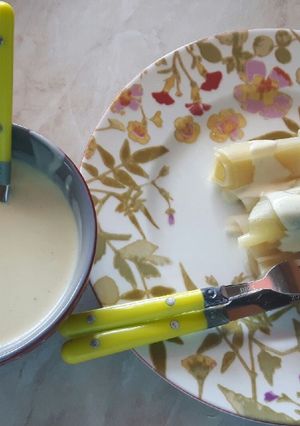 Une photo de Poireaux à la sauce moutarde