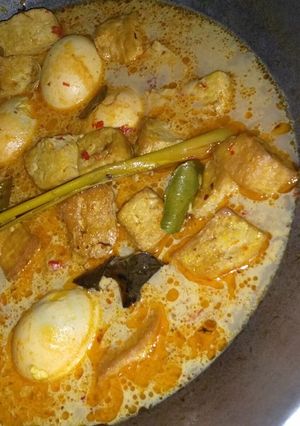 Foto resep Kari Tahu Telur