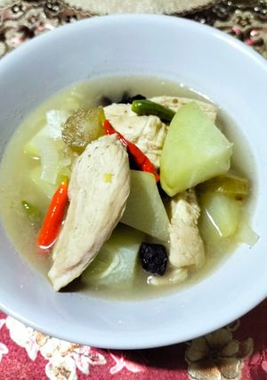 Foto resep Asem-asem Ayam Labu Siam