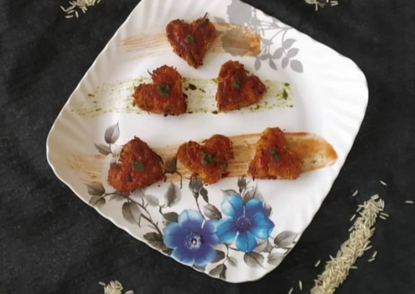 Veg rice flour cutlet