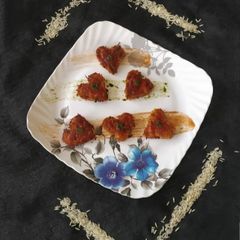 A picture of Veg rice flour cutlet.