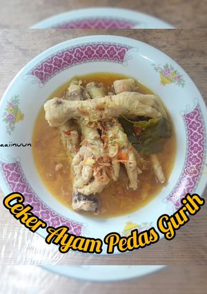 Foto resep Ceker Ayam Pedas Gurih