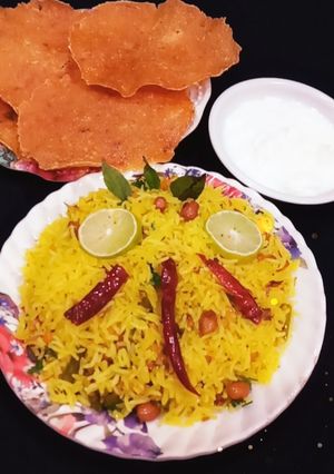 साउथ इंडियन लेमन राइस (South Indian lemon rice recipe in Hindi) रेसिपी मुख्य फोटो