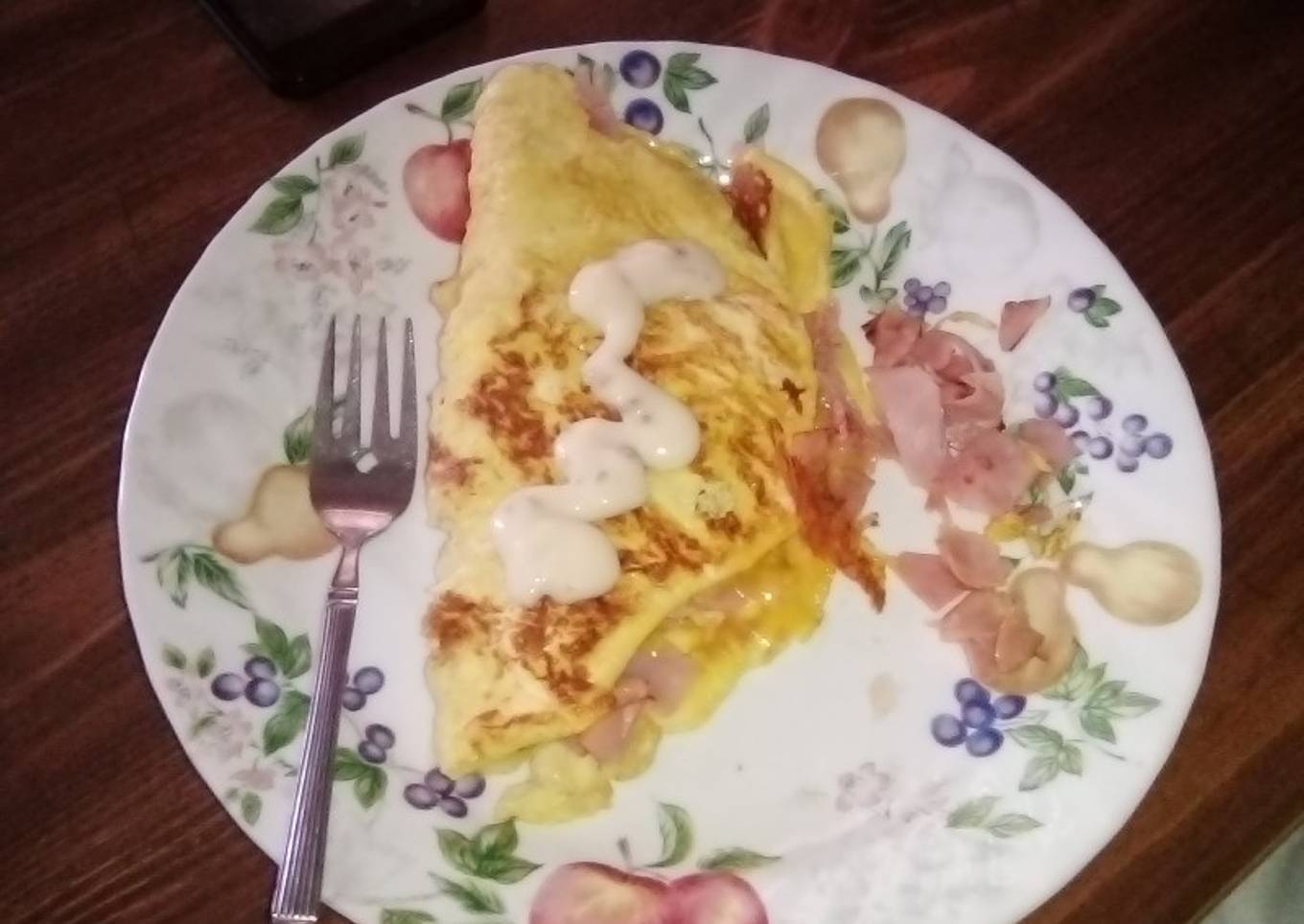 Ham and cheese 🧀 omelette