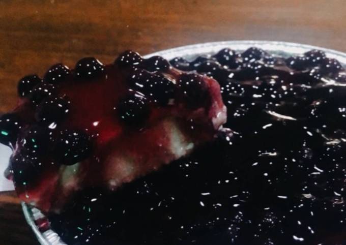 Blueberry cheese pie