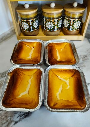 Una foto de Tarta de queso en horno o freidora de aire