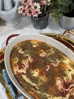 صورة لوصفة كيكة الزعتر المالحه