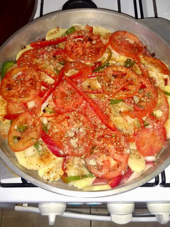 Una foto de Bifes a la criolla s/salsa (2 pasos)