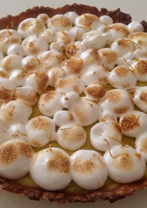 Une photo de Tarte au citron meringuée (vegan)