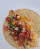 Fish Tacos with Paprika and Pico de Gallo
