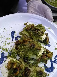 صورة لوصفة كنافة الفستق الحلبي