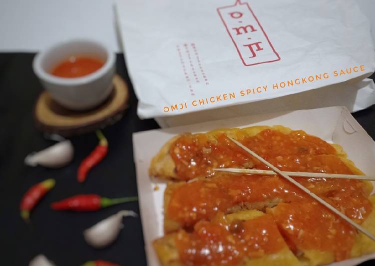 Resep OMJi Chicken Spicy Hongkong Sauce Anti Gagal