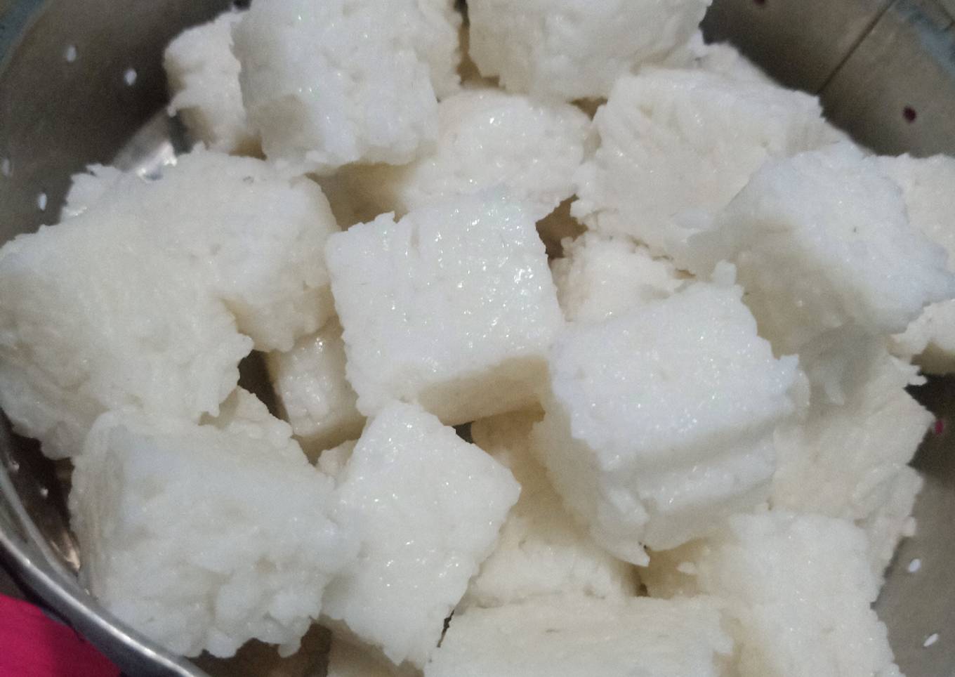 Lontong rice cooker (sisa nasi)