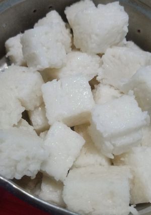 Foto resep Lontong rice cooker (sisa nasi)