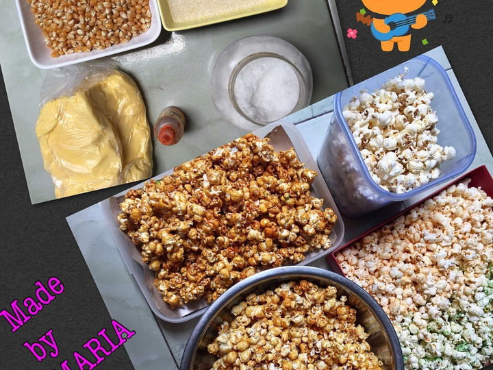  Bagaimana cara memasak POPCORN ASIN,MANIS dan MIX (gampang dibuat) yang spesial