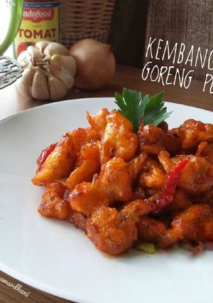 Foto resep Kembang Kol Goreng Pedas Manis