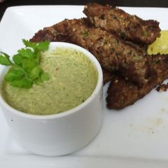 A picture of Mutton tawa kabab 😋😋.