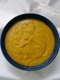 Vellutata con scarti di finocchi e zucca con pastina