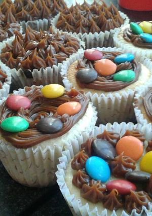 Una foto de Muffins de vainilla facil y riquísimos!!