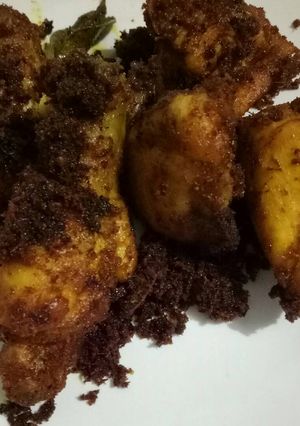 Foto resep Ayam goreng bumbu kunyit