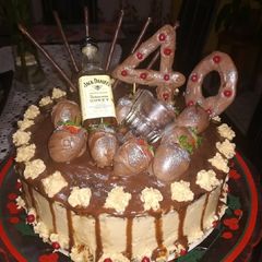 A picture of Heavenly chocolate cake.