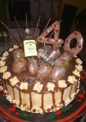 A picture of Heavenly chocolate cake.