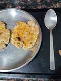 Sama ke chawal ki tikki stuffed with potato and raisins