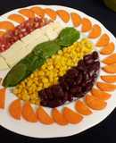 Caprese salad with Indian flavour
